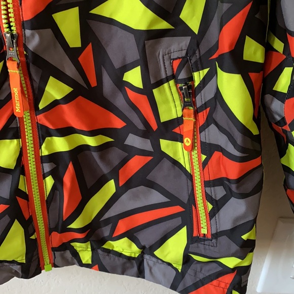 Marmot Jackets & Coats Marmot Ski Jacket Large Orange Neon Green